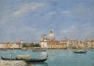 Venetië, Santa Maria della Salute vanaf San Giorgio